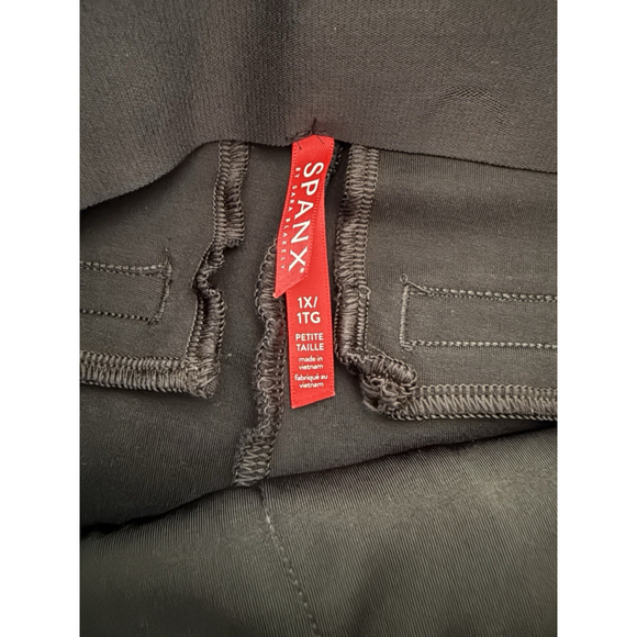 Spanx The Perfect Pant Ankle Piped Skinny Size 1X Black Pull On Slimming - Picture 4 of 5